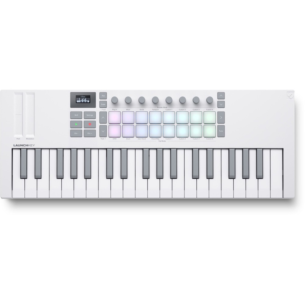 Novation Launchkey Mini 37 MK4 - Limited Edition White