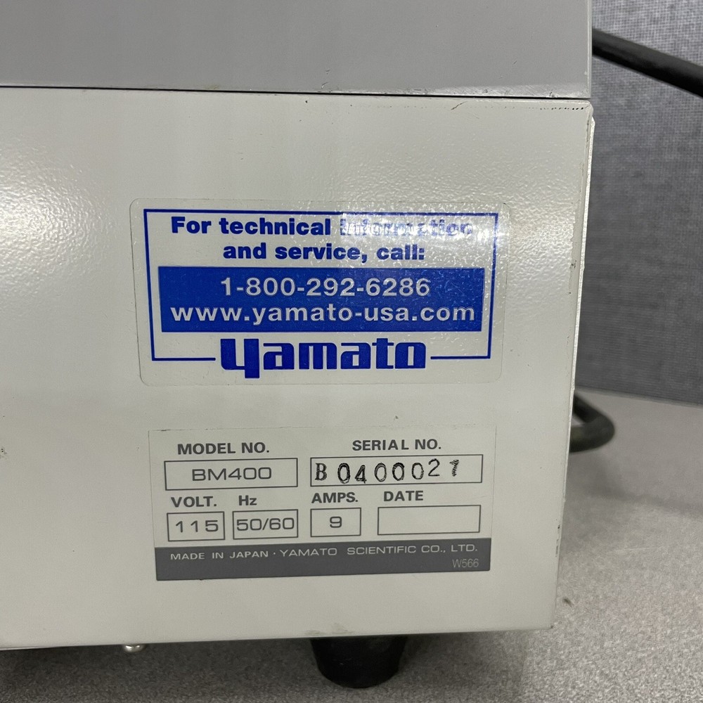 Yamato BM400 Water Bath.