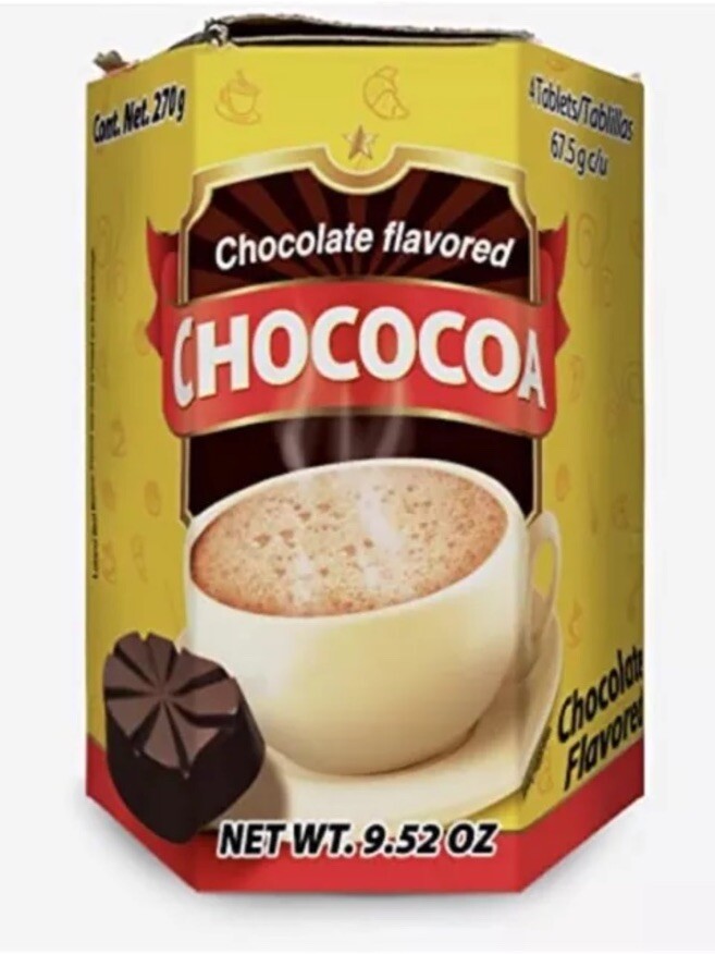 2 Pk CHOCOCOA - FLAVORED CHOCOLATE (9.52 OZ (270g)