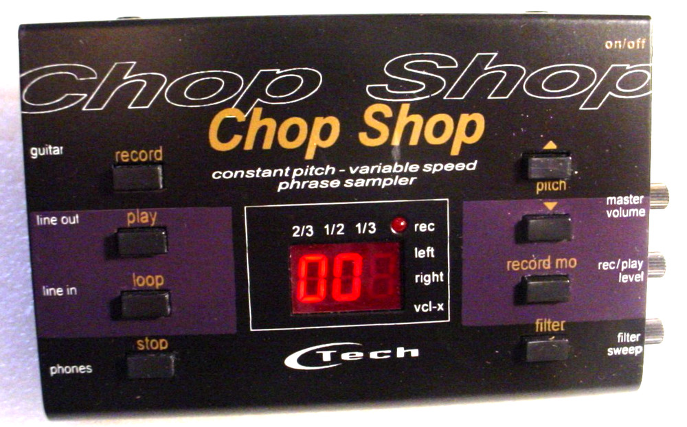 C Tech CHOP SHOP Constant Pitch Variable Speed Phrase SAMPLER W/ BOX & PAPERS