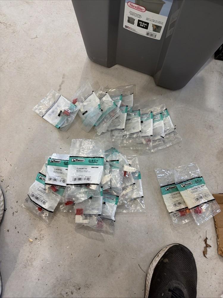 Pantduit Cat #5 Mini Com Jack  Quantity 29 Jacks