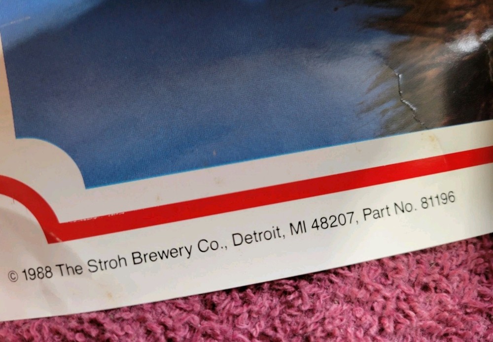 Stroh's Beer Post Print - TOP GUN
