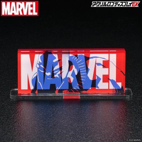 BANDAI ACRYLIC LOGO DISPLAY EX MARVEL BOX LOGO BLACK PANTHER