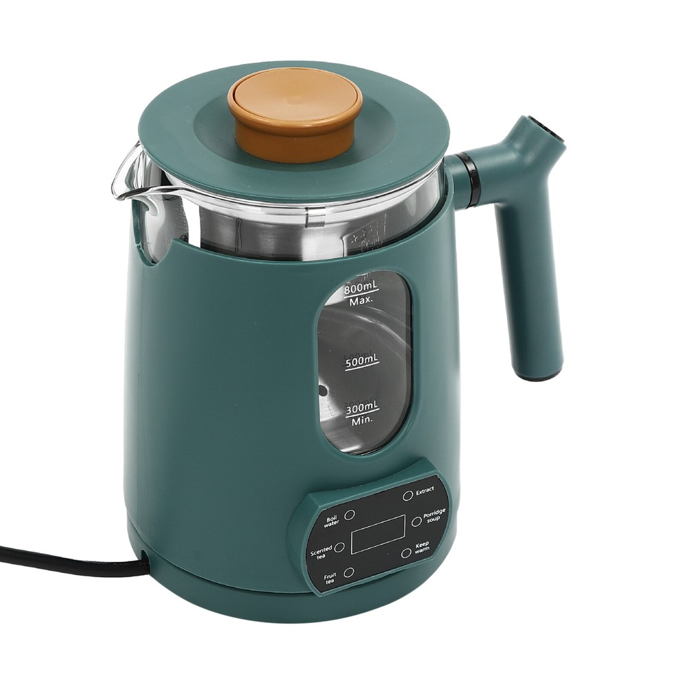 6 Functions Temperature Control Electric Tea Kettle With Tea Steamer Mesh 600W