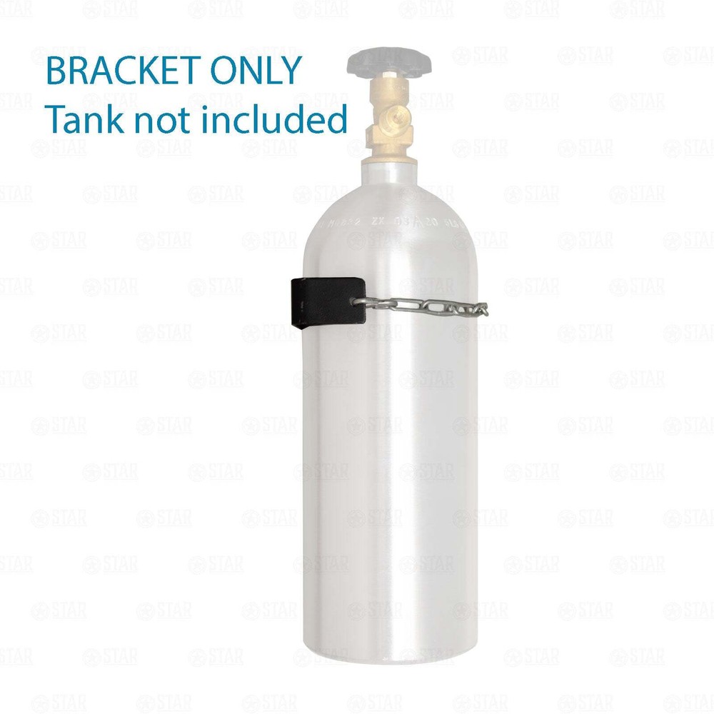 5lb CO2 Tank Wall Anchor Mounting Bracket with Adjustable Steel Chain Hook Latch