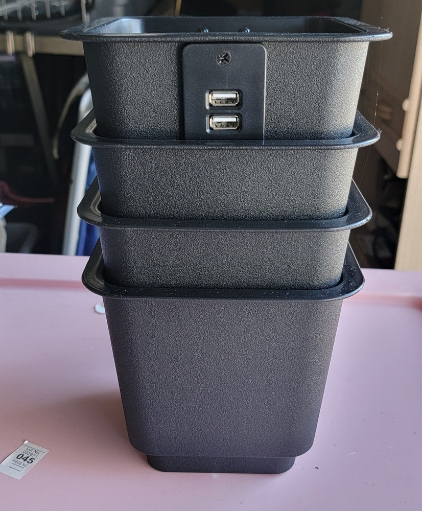 Set of 4 Stackable Bed Risers Sturdy Great for Dorm 6" tall