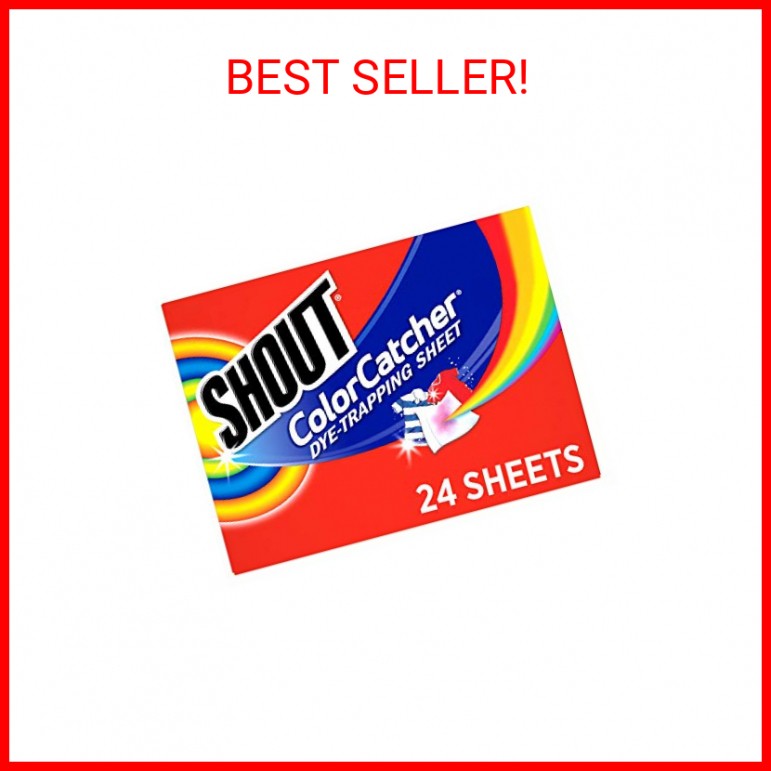 Shout Color Catcher, Dye-Trapping Sheets, 24 Sheets