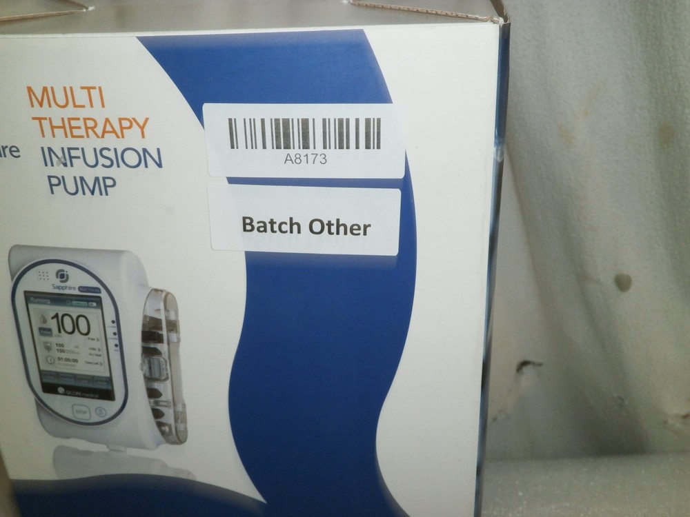 Eitan QCore Sapphire Infusion Pump - Internal Error, Yellow marking