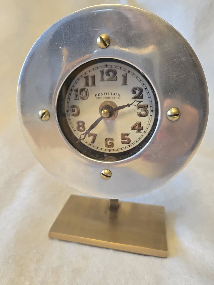 Pendulux Chronometer Table Clock With Stand Does work.