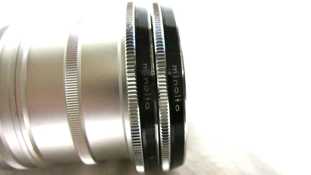 Minolta SR Extension Macro Tube Set 1 2