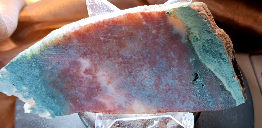 Maury Mountain Moss Agate Slab - Oregon