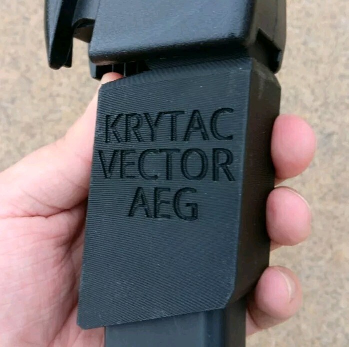 Airsoft Krytac Vector AEG Odin Speedloader Adapter Umarex (Black)
