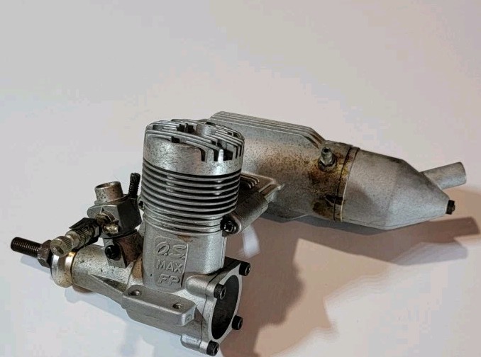 Model airplane engine OS Max FP 40 w/muffler