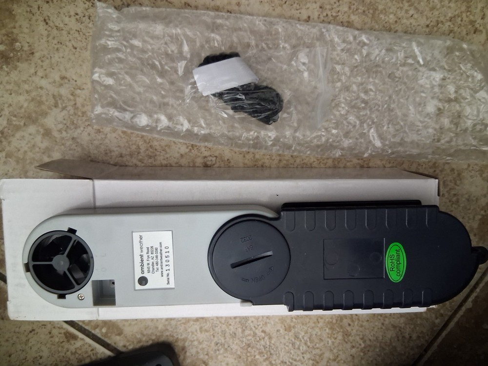 WM-5 Handheld Weather Meter w/Windspeed, Temperature, Humidity, Dew Point, He...