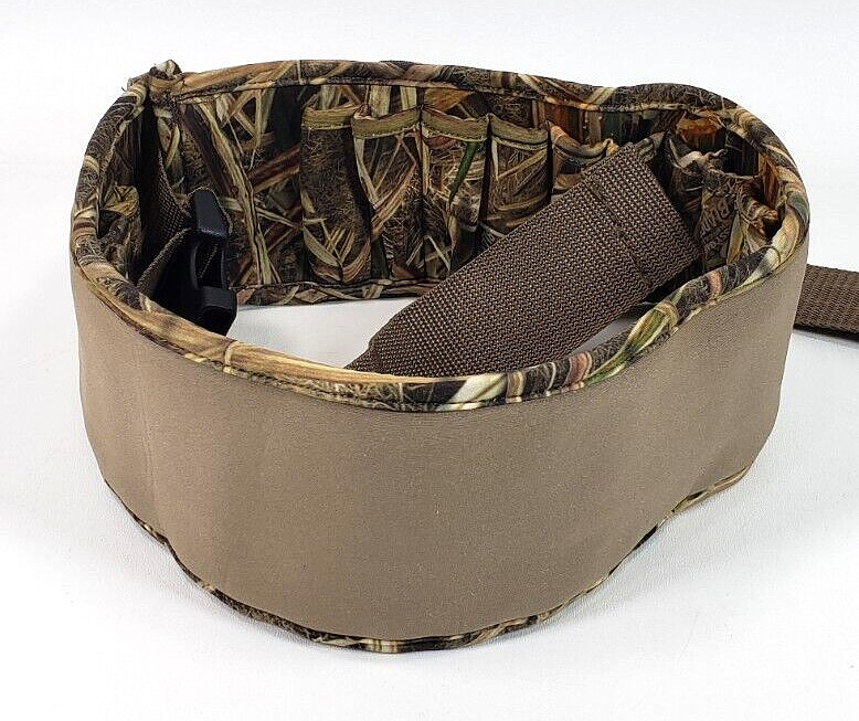Mossy Oak Ammo Belt Holds 25 Shells Neoprene Adjustable Clip