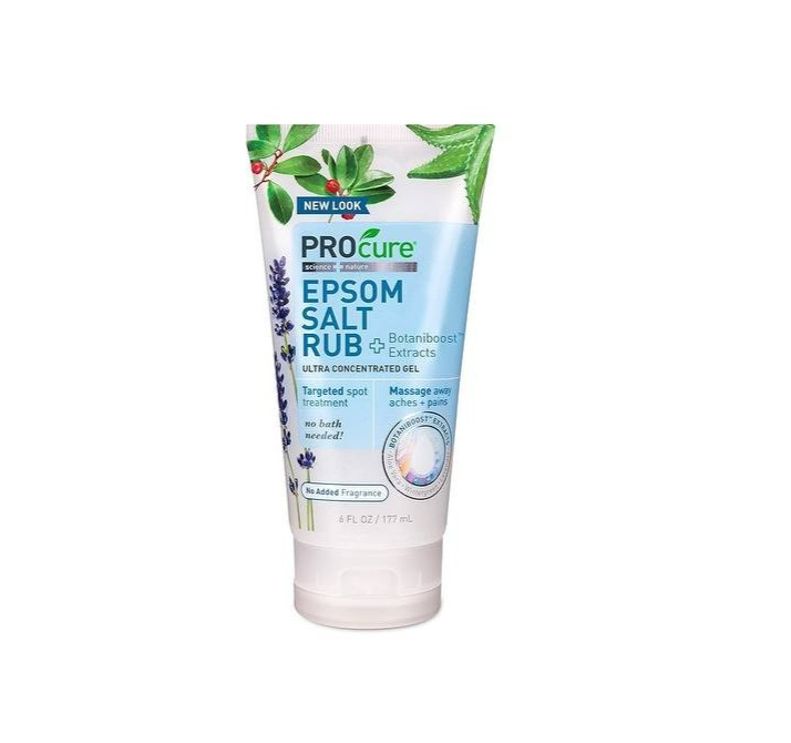 ProCure Epsom Salt Rub Gel Muscle Massage Relief Gel 4oz