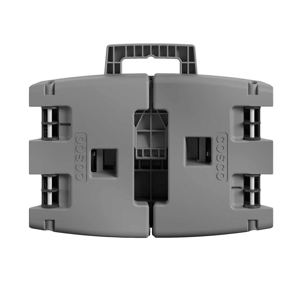 1-Step Plastic Folding Step Stool, Type 1A (Black and Gray)