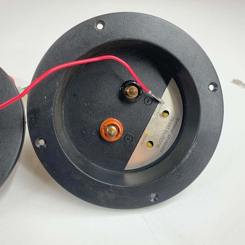 Pair of Technics SB-4500A Crossover Terminals 6713HB w/ Wiring Working