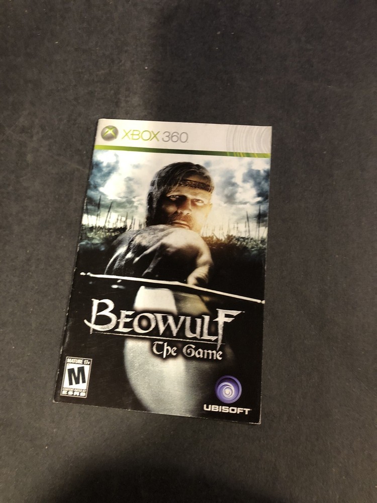 beowulf xbox 360 Manual Only