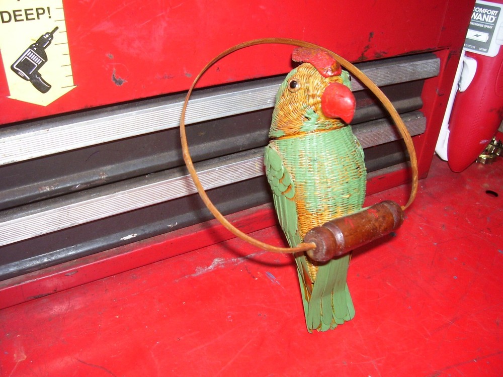 Decorative Hanging Parrot Bamboo