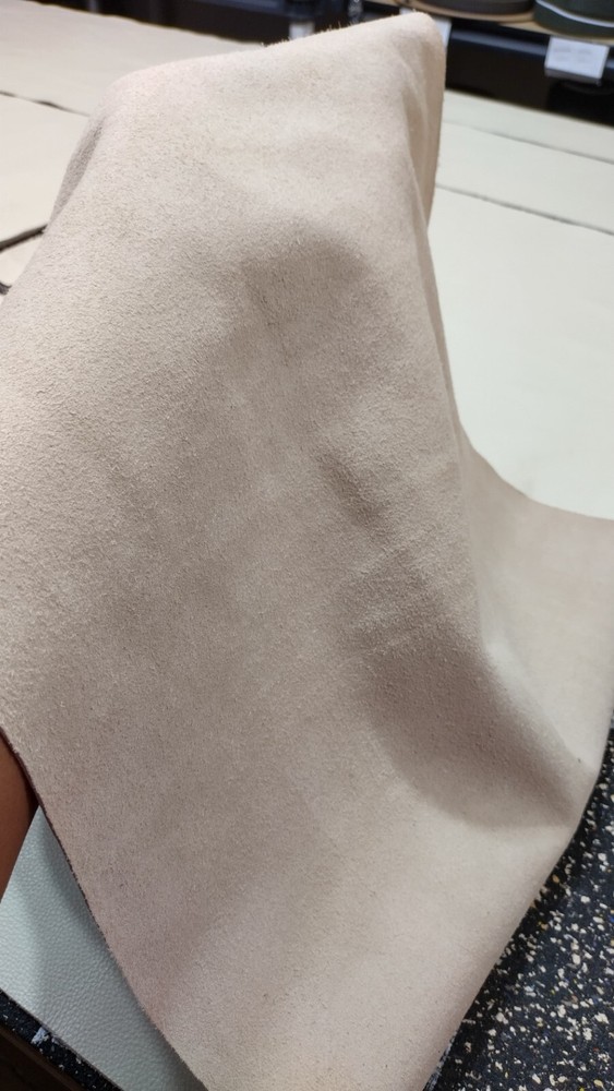 High Quality Beige Upholstery Leather 3 oz. Select your size.