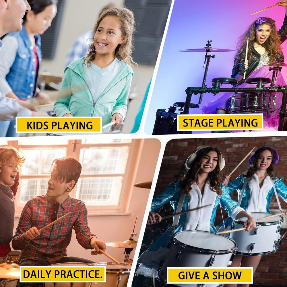 Drum Sticks 7a Drumsticks Maple Wood Tip (2 Pair)