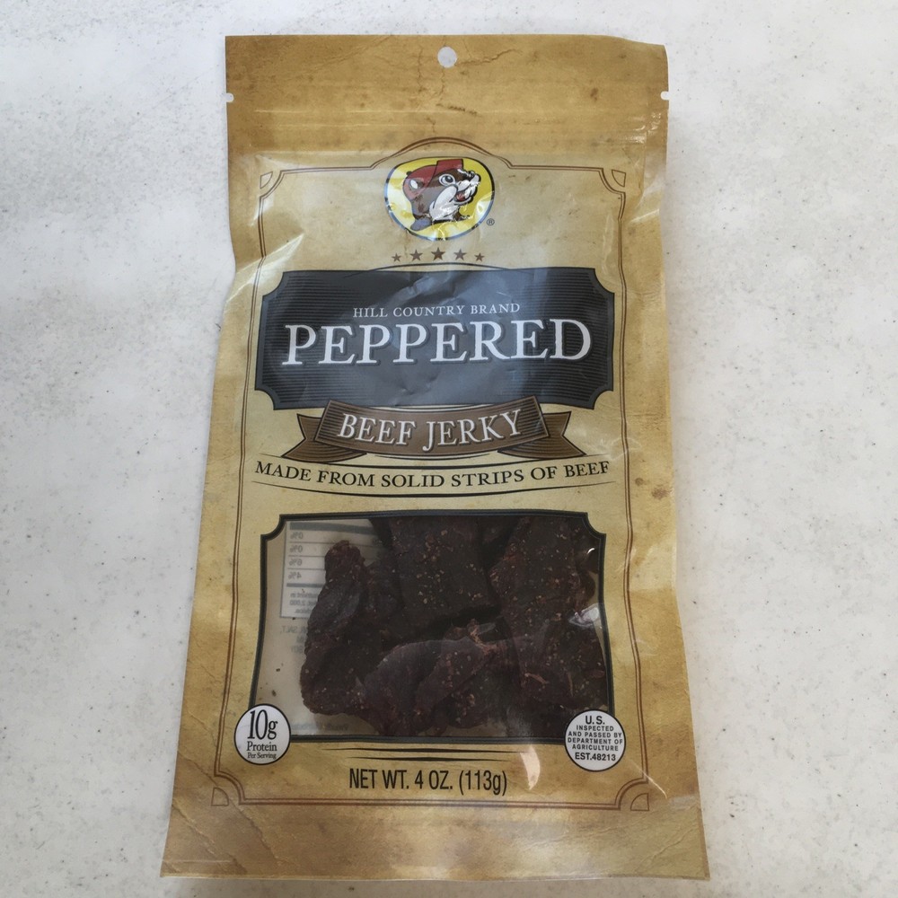 Bucees Peppered Beef Jerky 4oz.