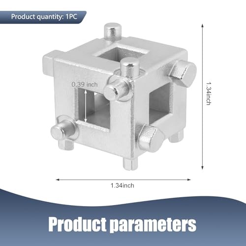 Car Brake Caliper Compression Tool, Steel Heavy-Duty Cube Brake Caliper Tool