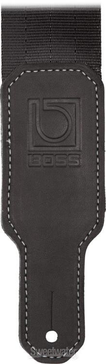 Boss Nylon Seatbelt Guitar Strap - Black