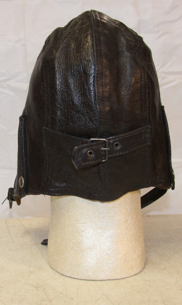 WWII era leather pilot flight helmet Very nice