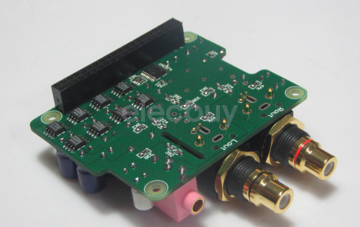 DAC Digital Audio Decoder 8pcs TDA1387 IC I2S 1PPM TCXO + Case For Raspberry Pi