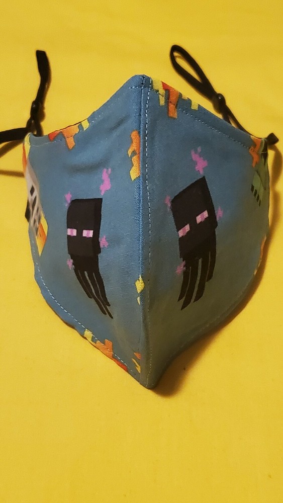Handmade Kids Enderman Adjustable Face Mask