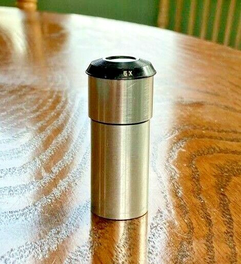 EYEPIECE OBJECTIVE 5X Magnification LENS for Compound Microscope 20mm Diameter