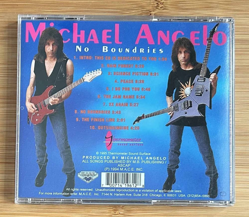 Michael Angelo (Nitro) "No Boundaries" CD - Autographed/Signed