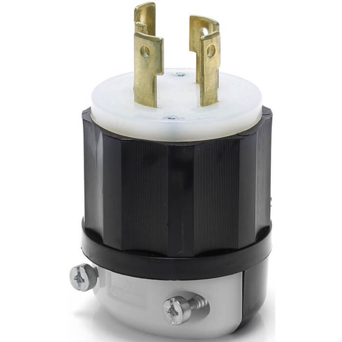 Leviton 2711 Locking Plug, 30 Amp, Industrial Grade