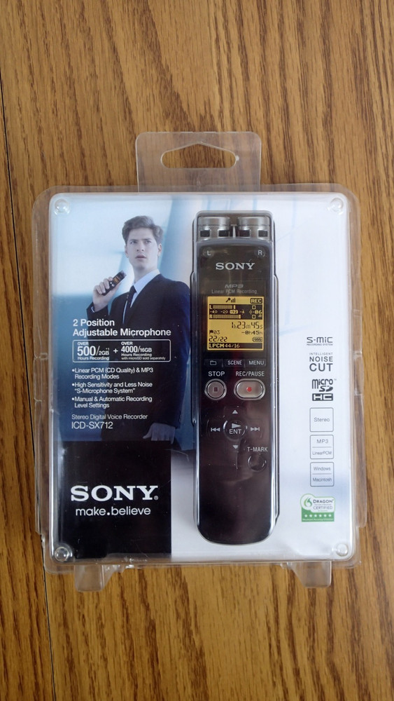 NEW Sony ICD-SX712 Digital Voice Recorder