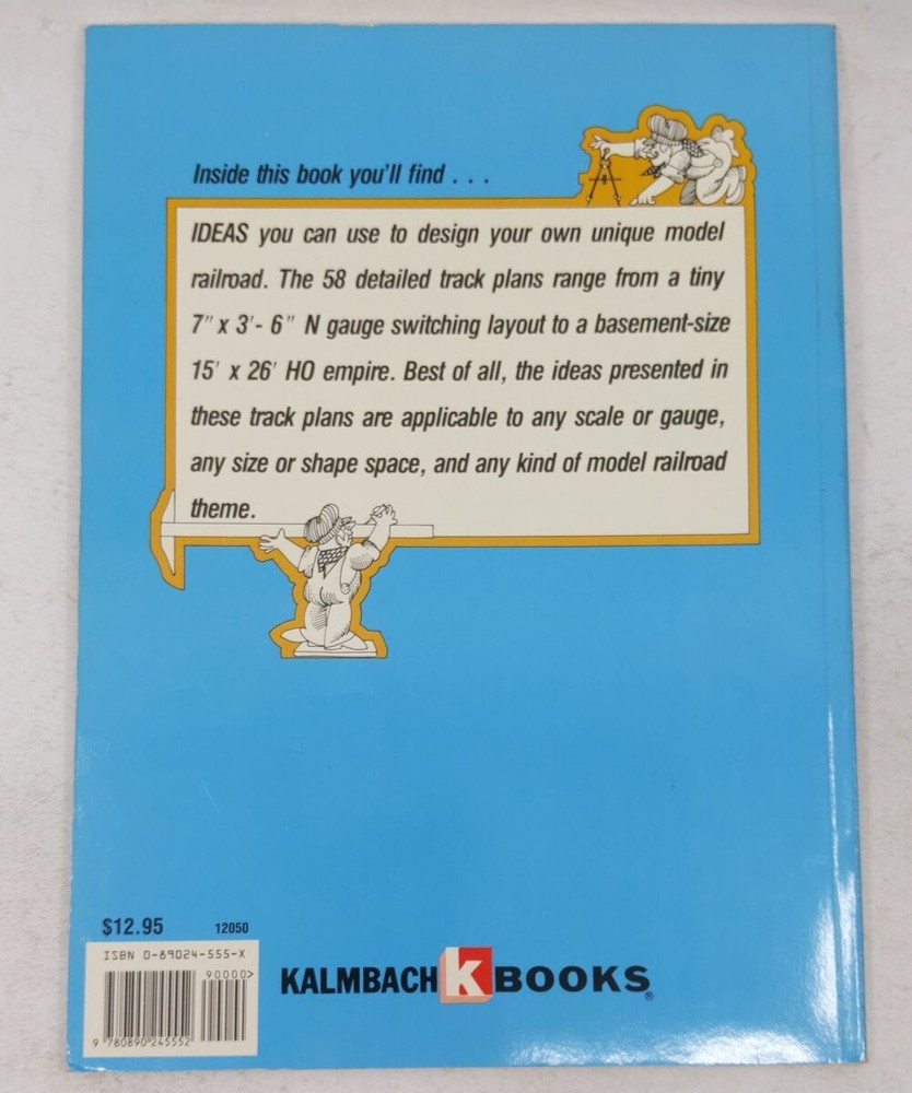 Track Planning Ideas from Model Railroader 58 Track Plans Paperback Book
