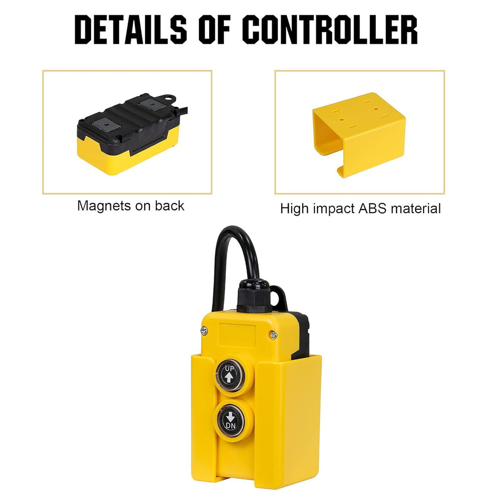 4 Wire Dump Trailer Remote Control Switch for Hydraulic Pump 12V DC for Lift Win