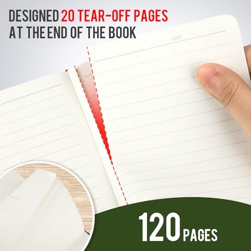 Pocket Small Notebook Journals ( Forest Green) Mini B-Forest Green 16 Pack