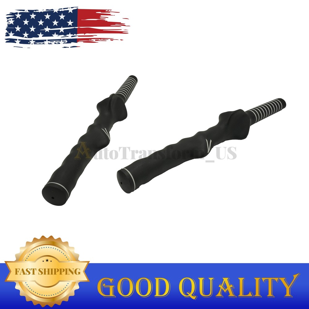 2PCS Right-Hand Standard Warm Up Trainer Golf Swing Training Grip Teaching Aid