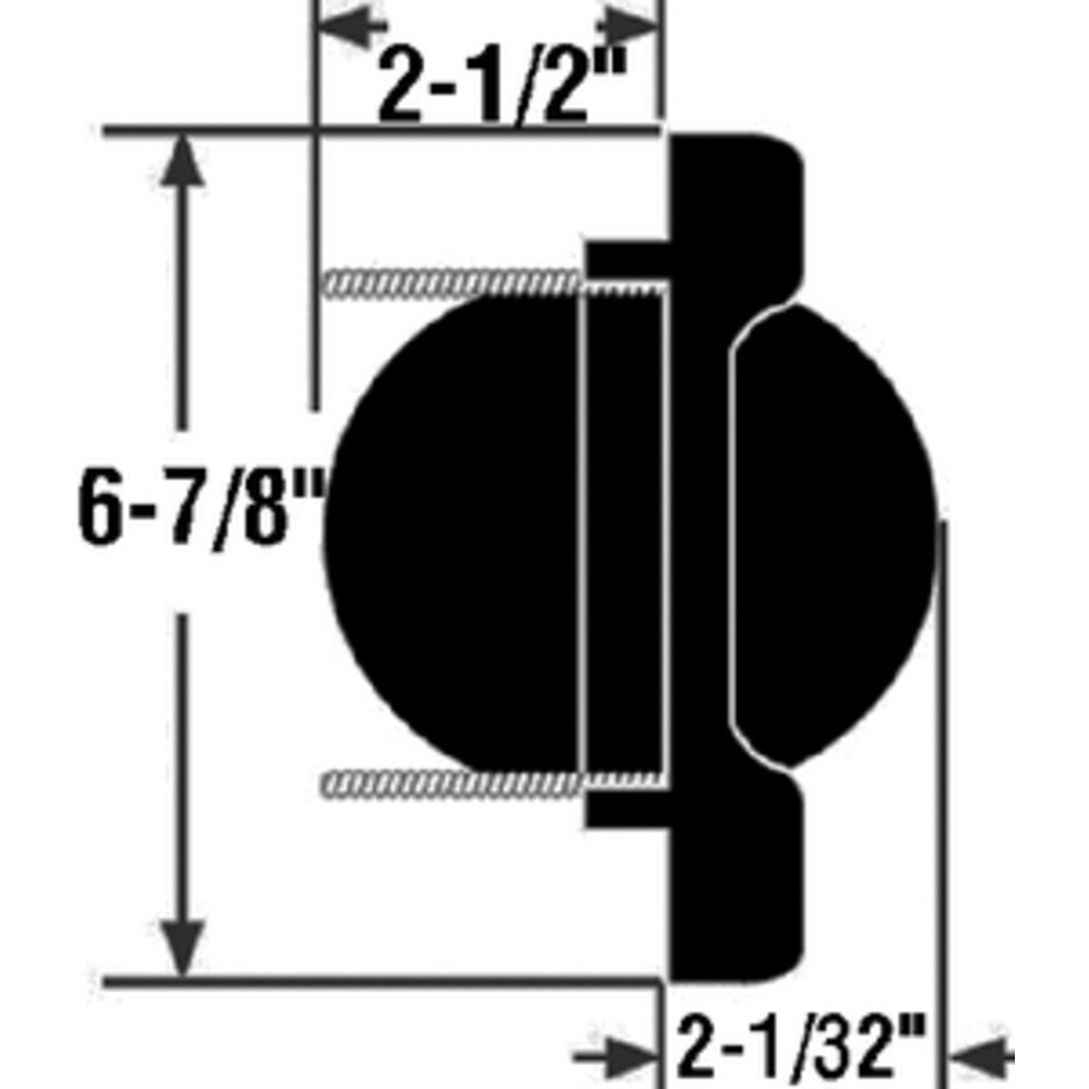 Ritchie Compasses Ss-Pr2 Compass Bulkhead 3.75" Combi Black