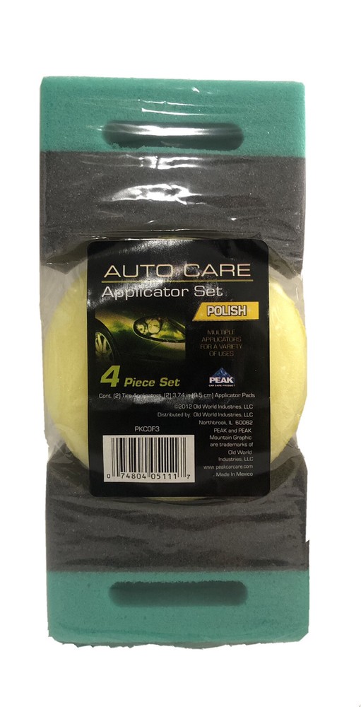Auto Care PEAK Application Set Polish 4 Piece Set (2 Pack)