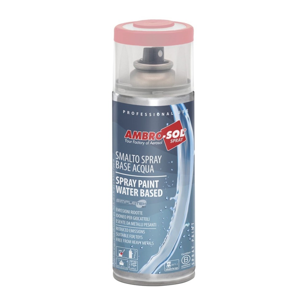 Water Based Spray Paint Light Pink Enamel Metal Wood Plastic_