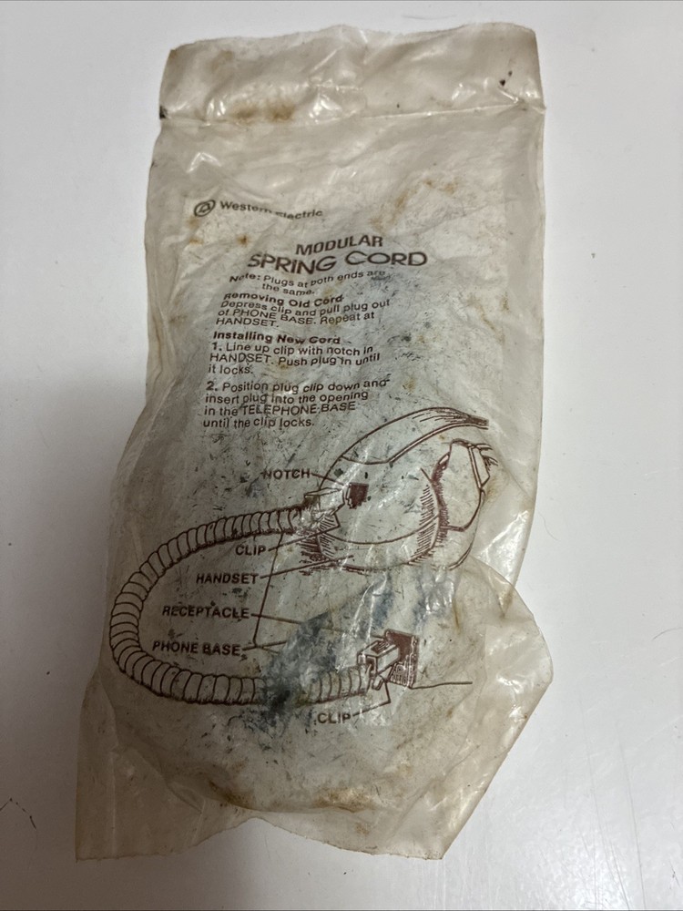 Western Electric Modular Spring Cord Sealed