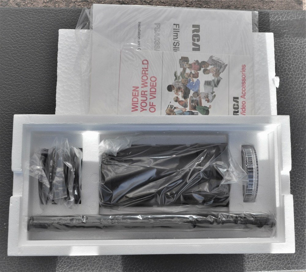 RCA FILM SLIDE ADAPTER FSA-036A VIDEO ACCESSORY NOT USED
