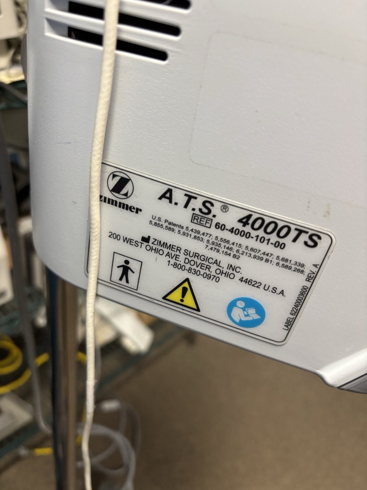 Zimmer ATS 4000 no hoses or accessories