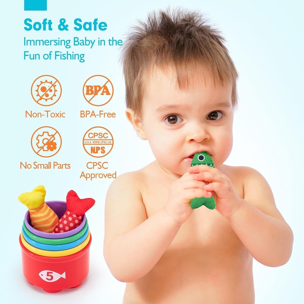 Interactive Montessori Fishing Play Set - Cognitive Learning for Toddlers