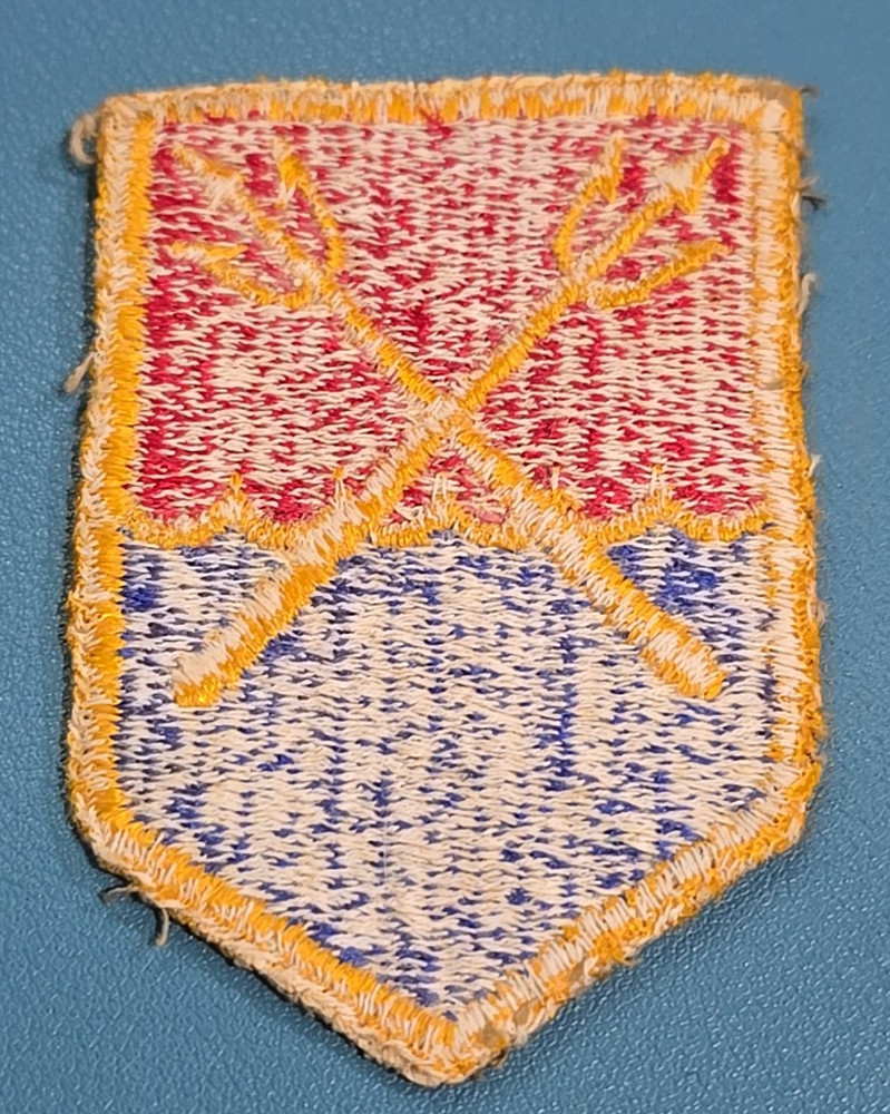 US Army Eastern Defense Command Patch-Cut Edge-Snow Back--Vintage WW-II*