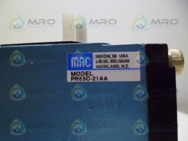 MAC PR65C-21AA PRESSURE REGULATOR UNMP