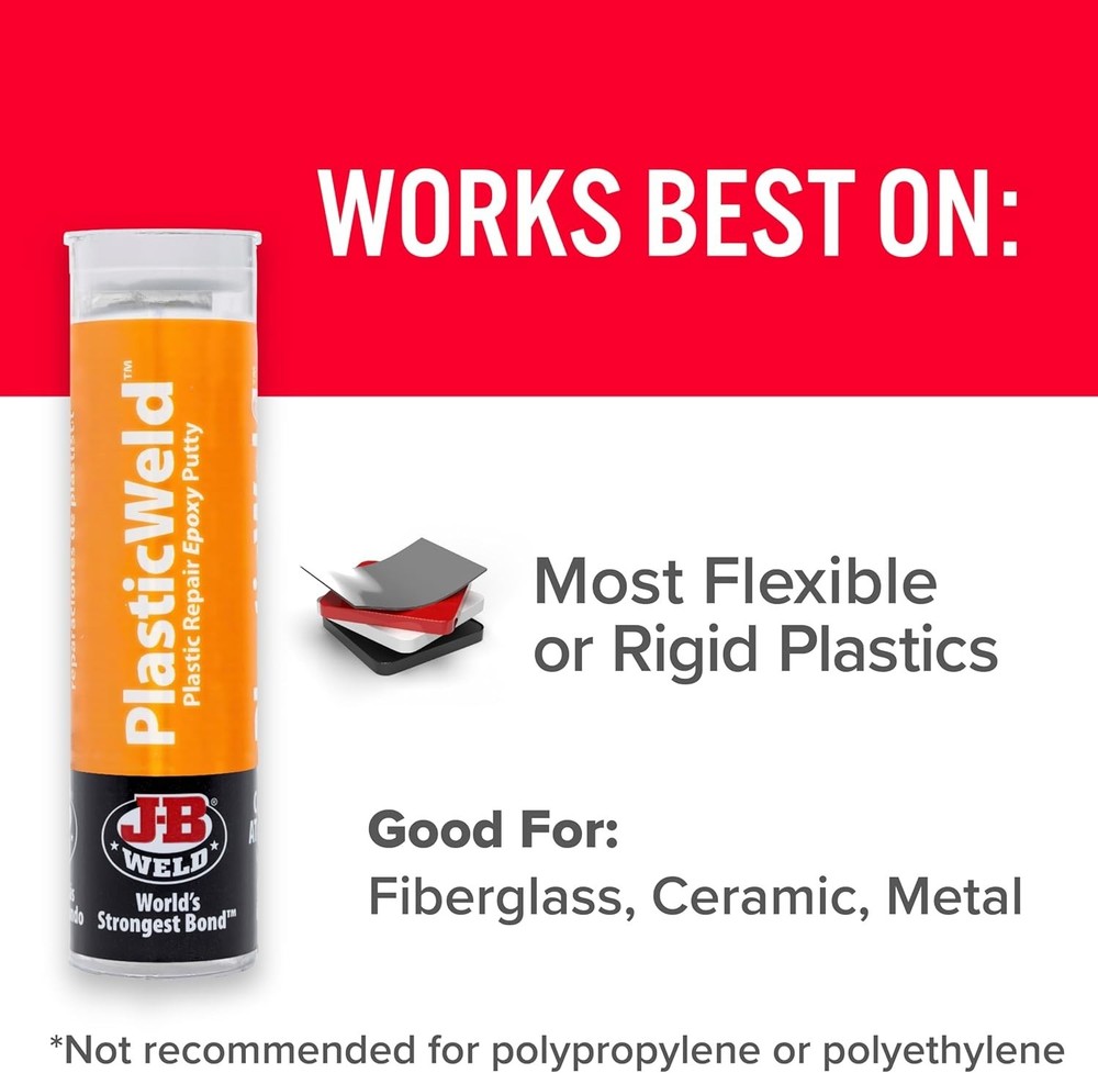 2 oz. PlasticWeld Epoxy Putty - Instant Bonding for Marine and DIY Projects